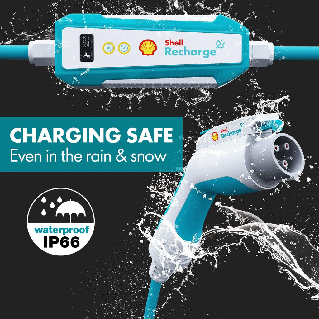 Electric Vehicle Charger Level 2 40 Amp 240V with 30ft Cable NEMA 14-50R Plug E375