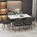 Sintered Stone Dining Table with Metal Legs V751874