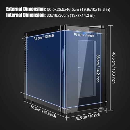 23L Digital Reptile Egg Incubator with UV-Resistant Glass Door B50799