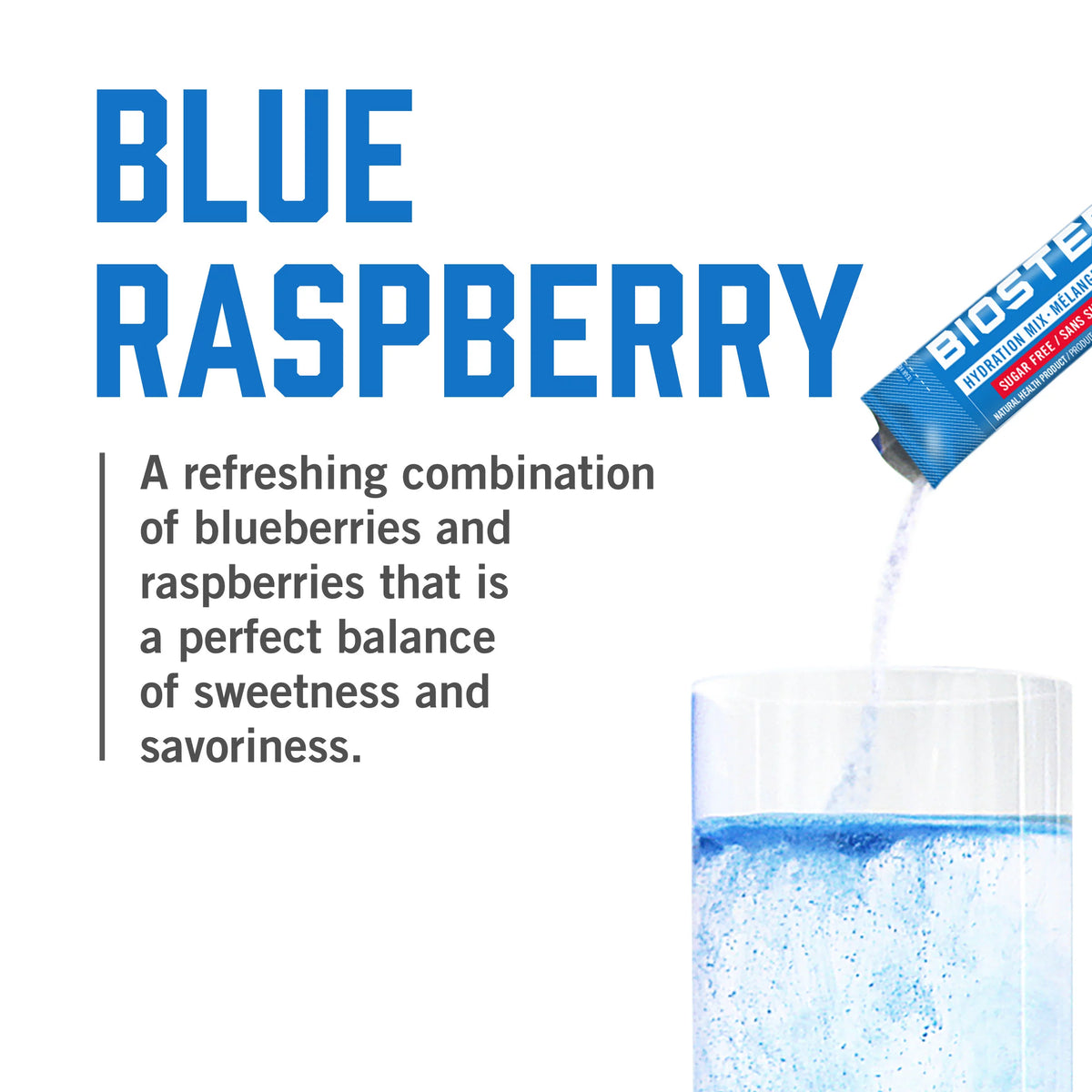 Blue Raspberry Hydration Mix, 7 Single Serving Packets R93271