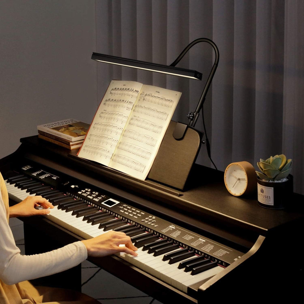 22” LED Piano Lamp with Clamp, 3 Color Modes G41388