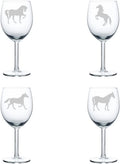 Set of 4 Wine Glass Goblet 10 oz H9615