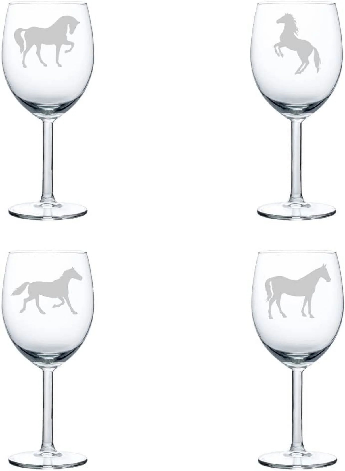 Set of 4 Wine Glass Goblet 10 oz H9615