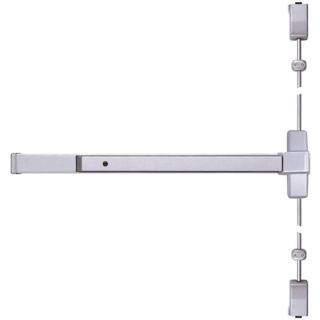 46 in. D Aluminum Vertical Rod Panic Bar O854055