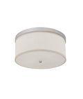 3 Light Flush Mount, Matte Nickel O142668