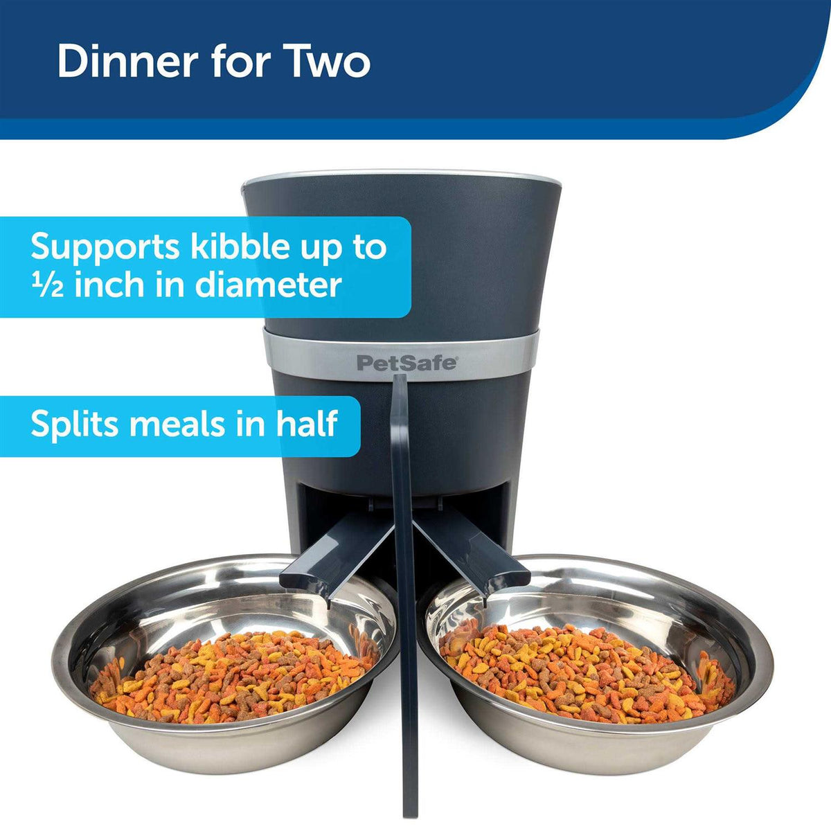 2-Pet Meal Splitter with Bowl P3542