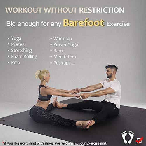 Extra Large 10x6x7mm Non-Slip Exercise Mat L242
