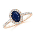 Blue Sapphire CZ Cocktail Band Ring 925 Sterling Silver Rose Gold Plated A258