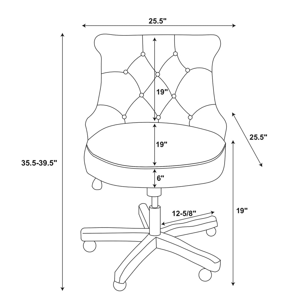 Adjustable Height Office Chair G2624