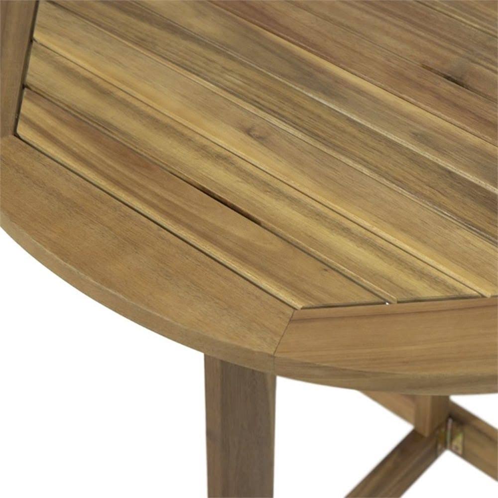 Acacia Wood Folding Bistro Table Z351604