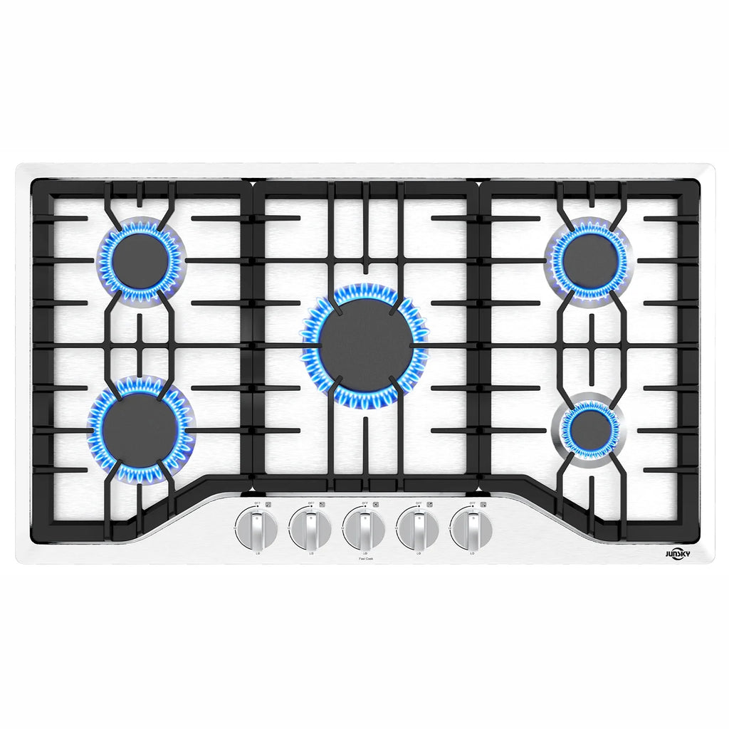 Stainless Steel 5 Burner Gas Cooktop Y55306