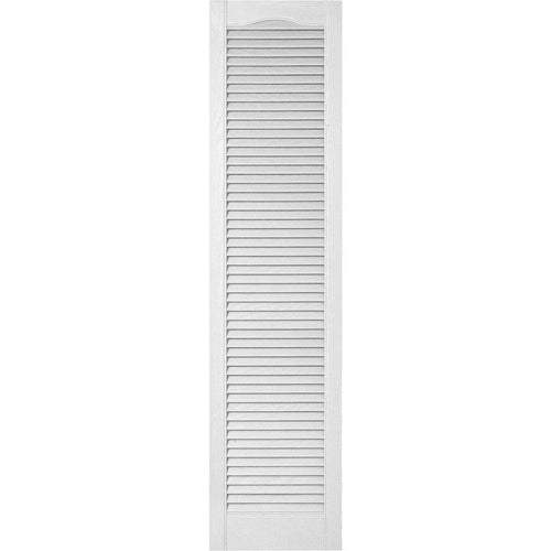 14 1/2W x 25H Vinyl Open Louver Shutters U255953