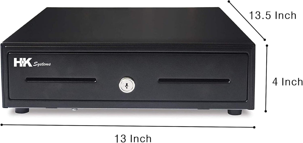 Heavy Duty Black Push Open Cash Drawer with Metal Bracket A65125