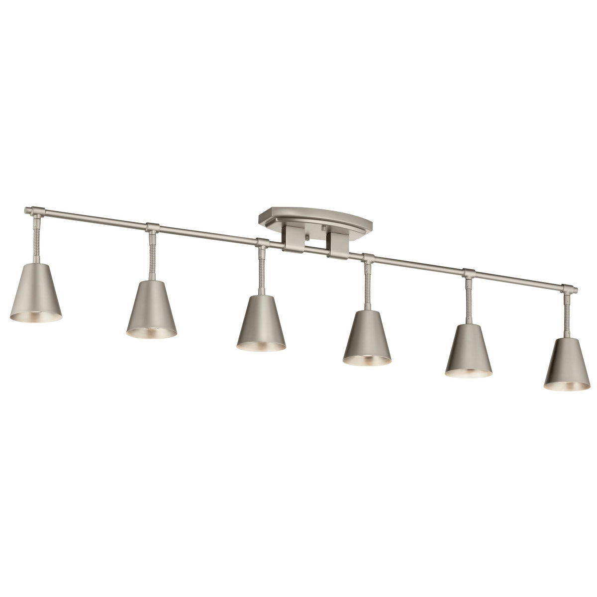 Satin Nickel 6 Light Rail Light J38483