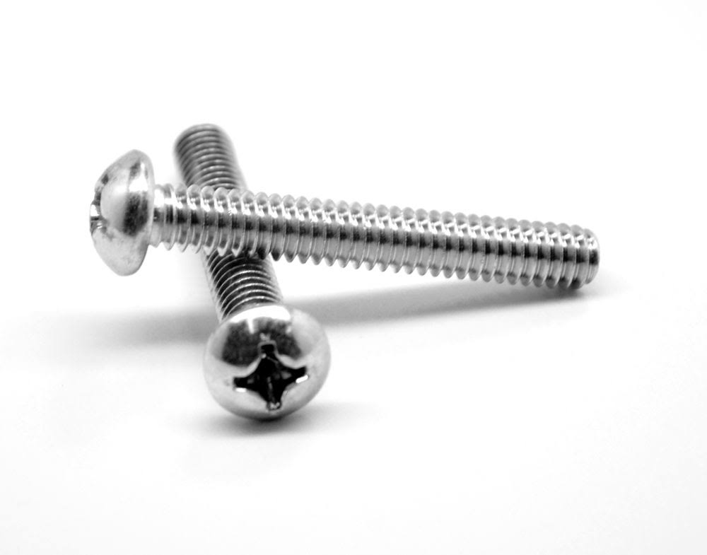 3/8x22-16 x 4x22 Coarse Thread Phillips Round Head Machine Screw J723689