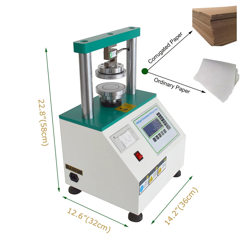 Paper Core Compression Strength Tester Flat Crush Strength Tester N323