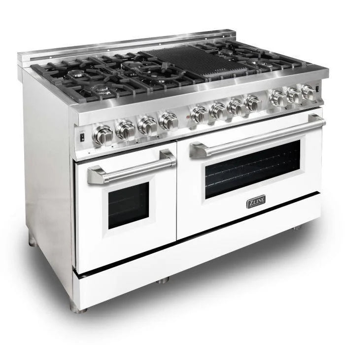 48 in. Gas Burner Electric Oven Stainless Steel Range B702