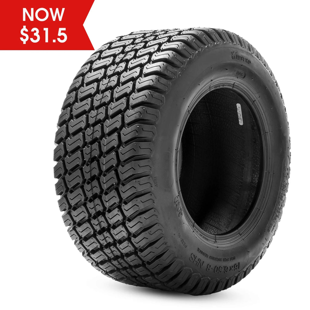 16x6.50-8 Lawn Mower Turf Tires 4Ply Tubeless A317848