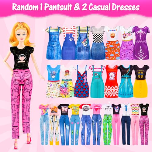 67PCS Doll Playset with Scooter & 11.5 Inch Doll Accessories E509970