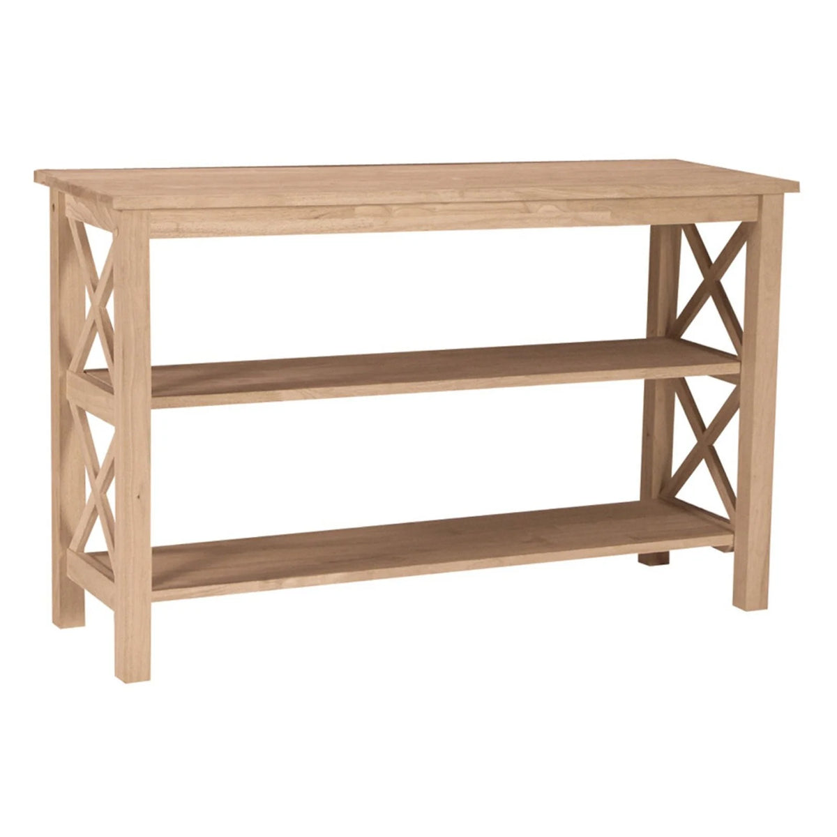 48" Console Table in Washed Gray Taupe F8499