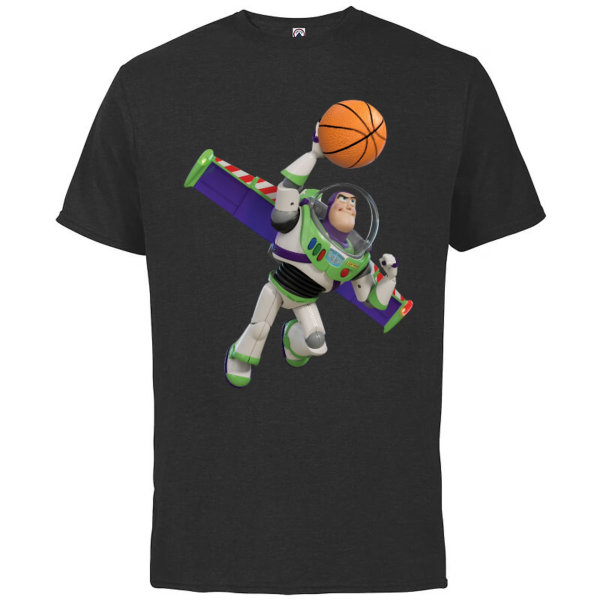 Black Cotton Basketball T-Shirt H24980