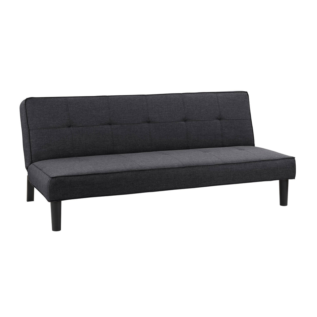 Dark Gray Convertible Futon Sofa Bed T1270
