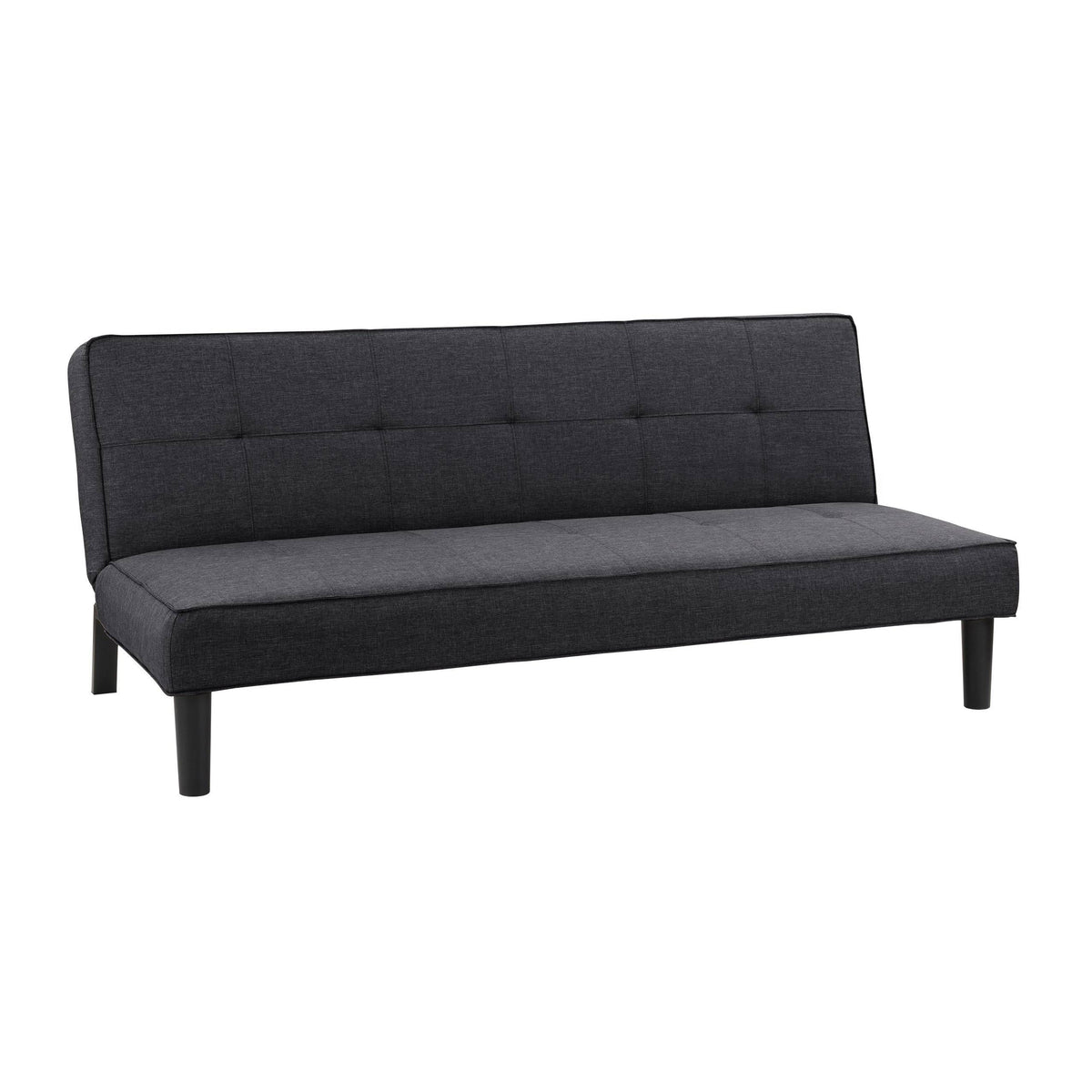 Dark Gray Convertible Futon Sofa Bed T1270