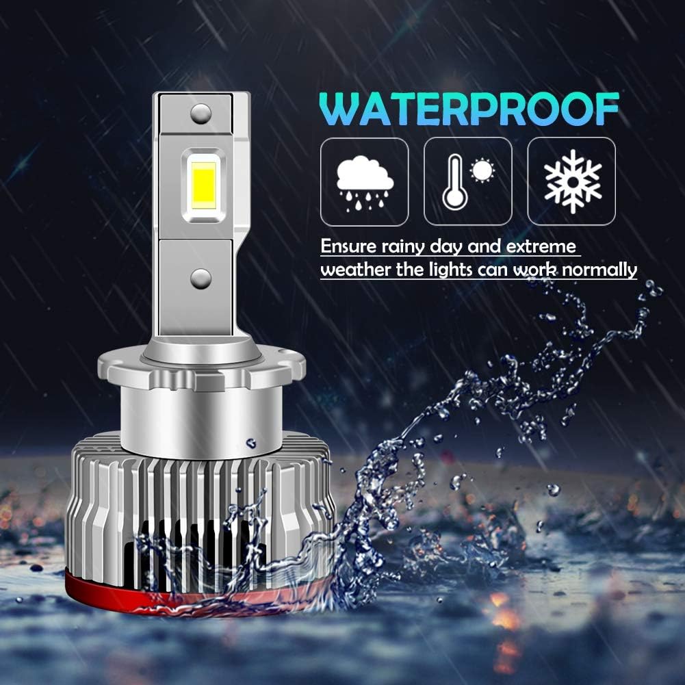 D2S D2R LED Headlight Bulb 35W 6000K Xenon White Pack of 2 I352
