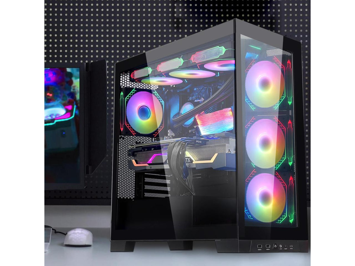 AMD Ryzen 7 5700X 3.4 GHz RTX 4060 8G 32GB DDR4 3200 MHz 1TB M.2 +2TB SATA SSD Gaming Desktop C669943