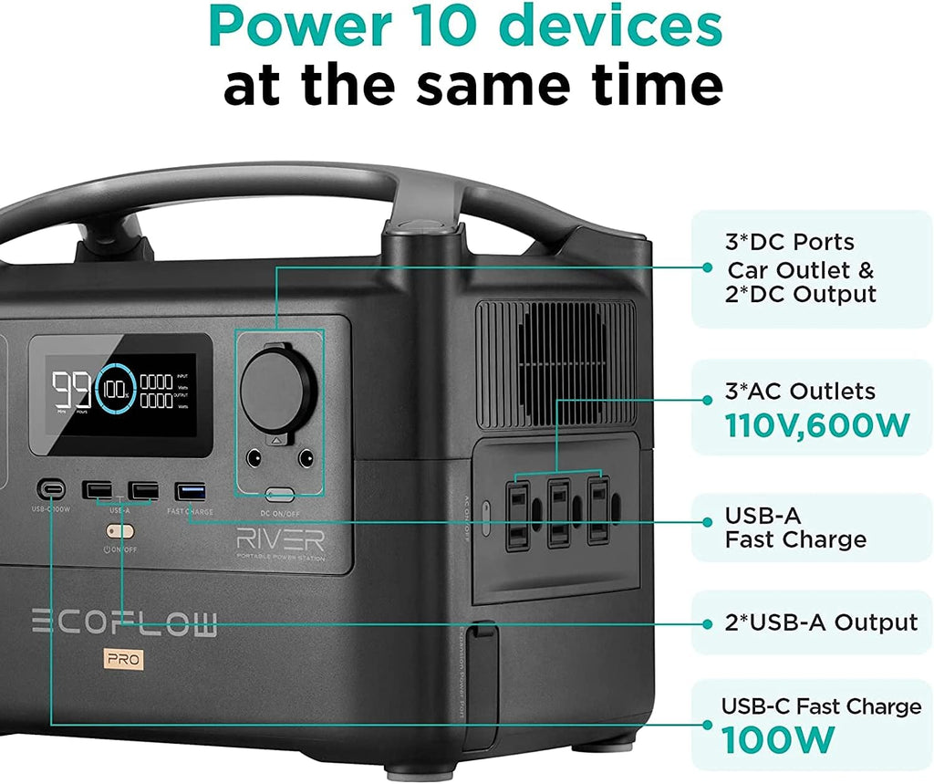 Portable Power Station 720Wh with Extra Battery T71086