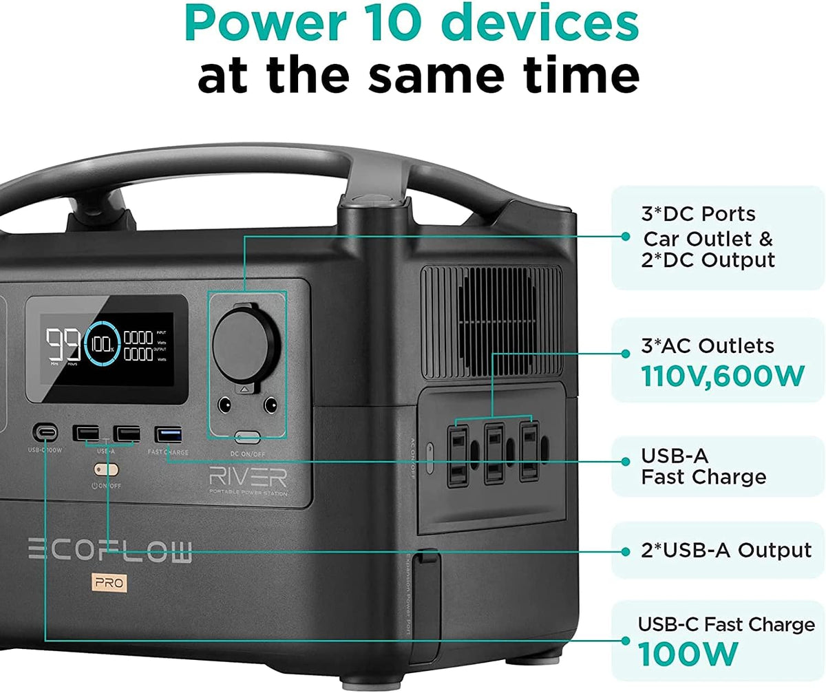 Portable Power Station 720Wh with Extra Battery T71086