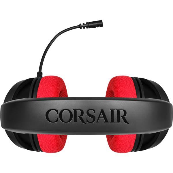 Red Wired Stereo Gaming Headset with Microphone W663585