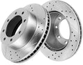 8 Lug Drilled & Slotted Rotors E905