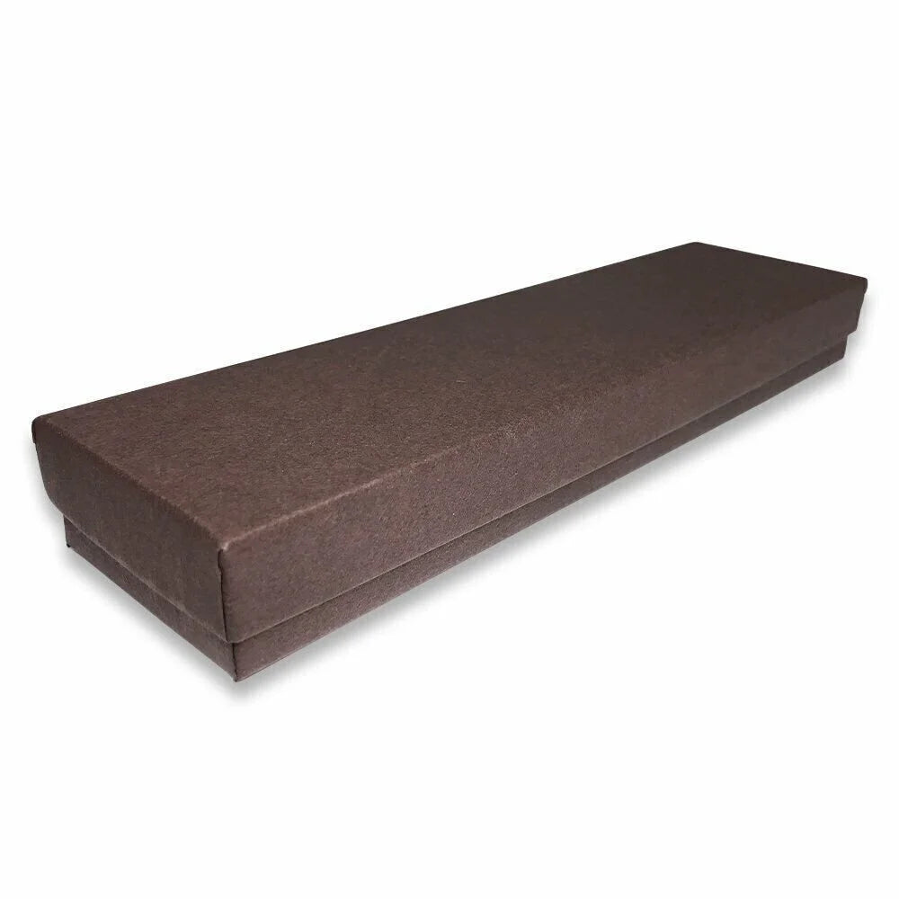 Chocolate-Brown Kraft Cotton Filled Boxes S1981