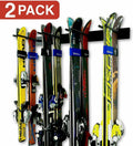 Ski Wall Storage Rack, 2 Pack Holds 16 Pairs, Steel X798