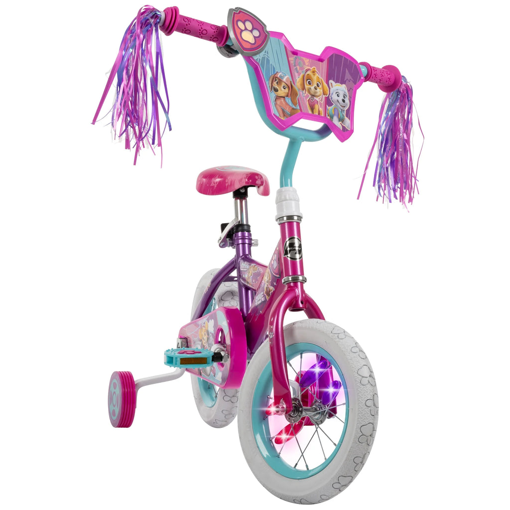 12-inch Girls' Training Wheel Bike, Pink D568