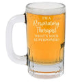 12oz Beer Mug Stein Glass Q8861