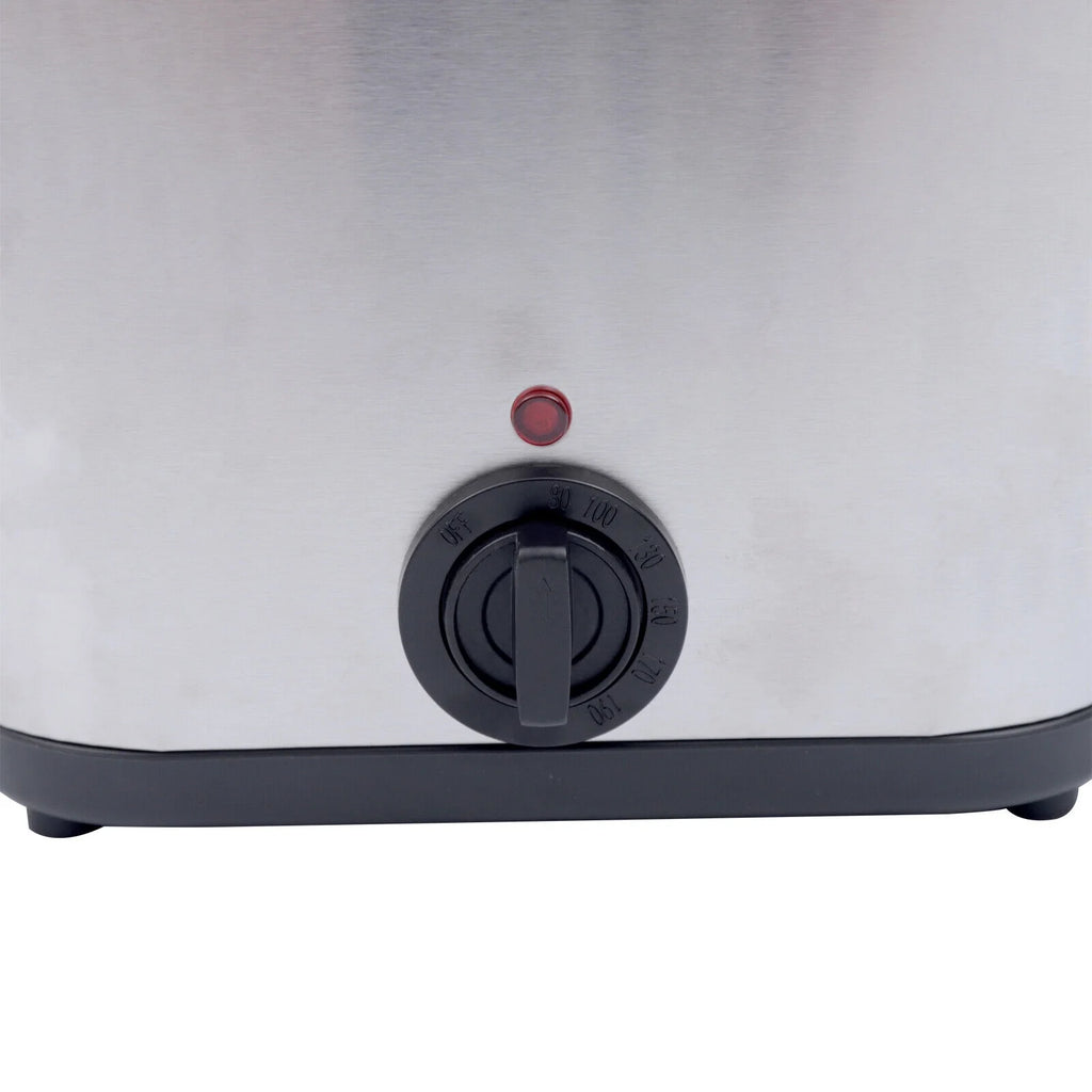 Electric Deep Fryer with Basket Stainless Steel 1KW 2.5L E2904