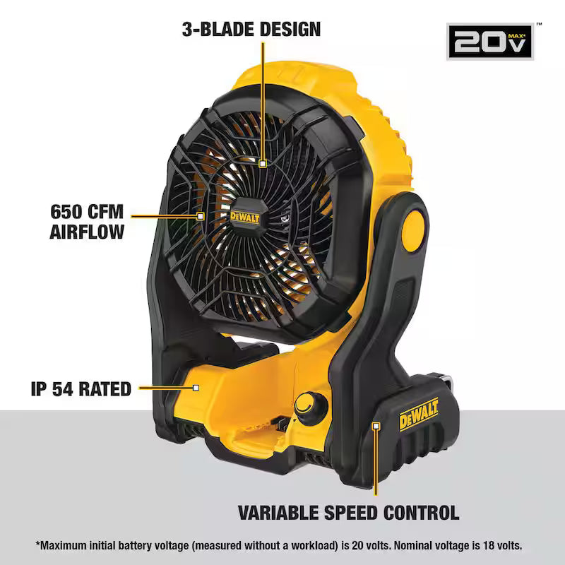 20V MAX Jobsite Fan L94419