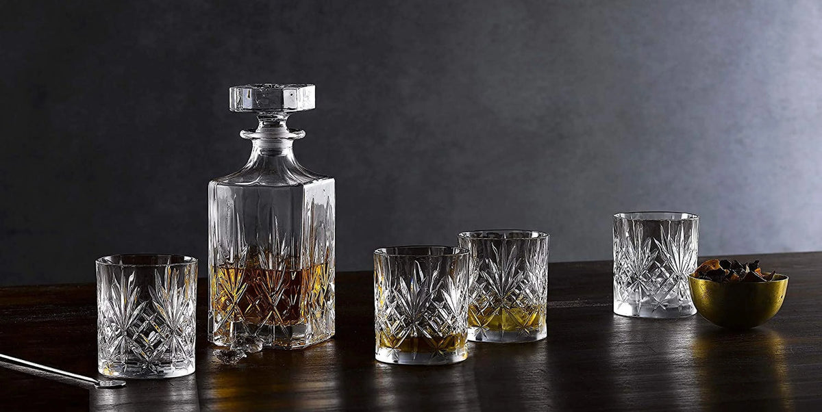 Clear Crystalline Tumbler Set of 4 H6596