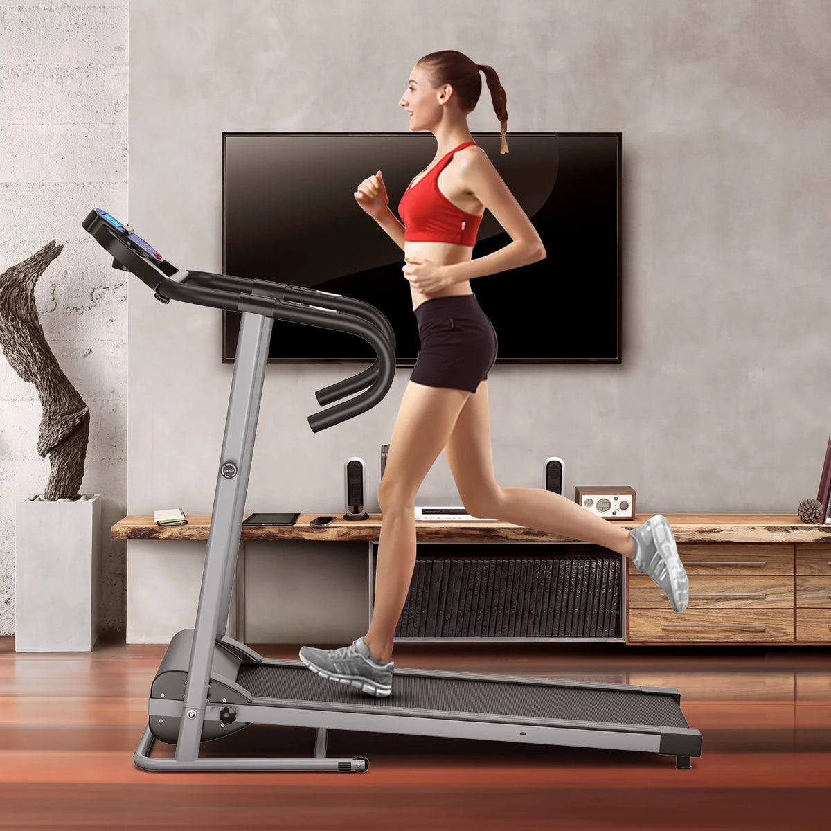 1100W Folding Electric Treadmill X3805