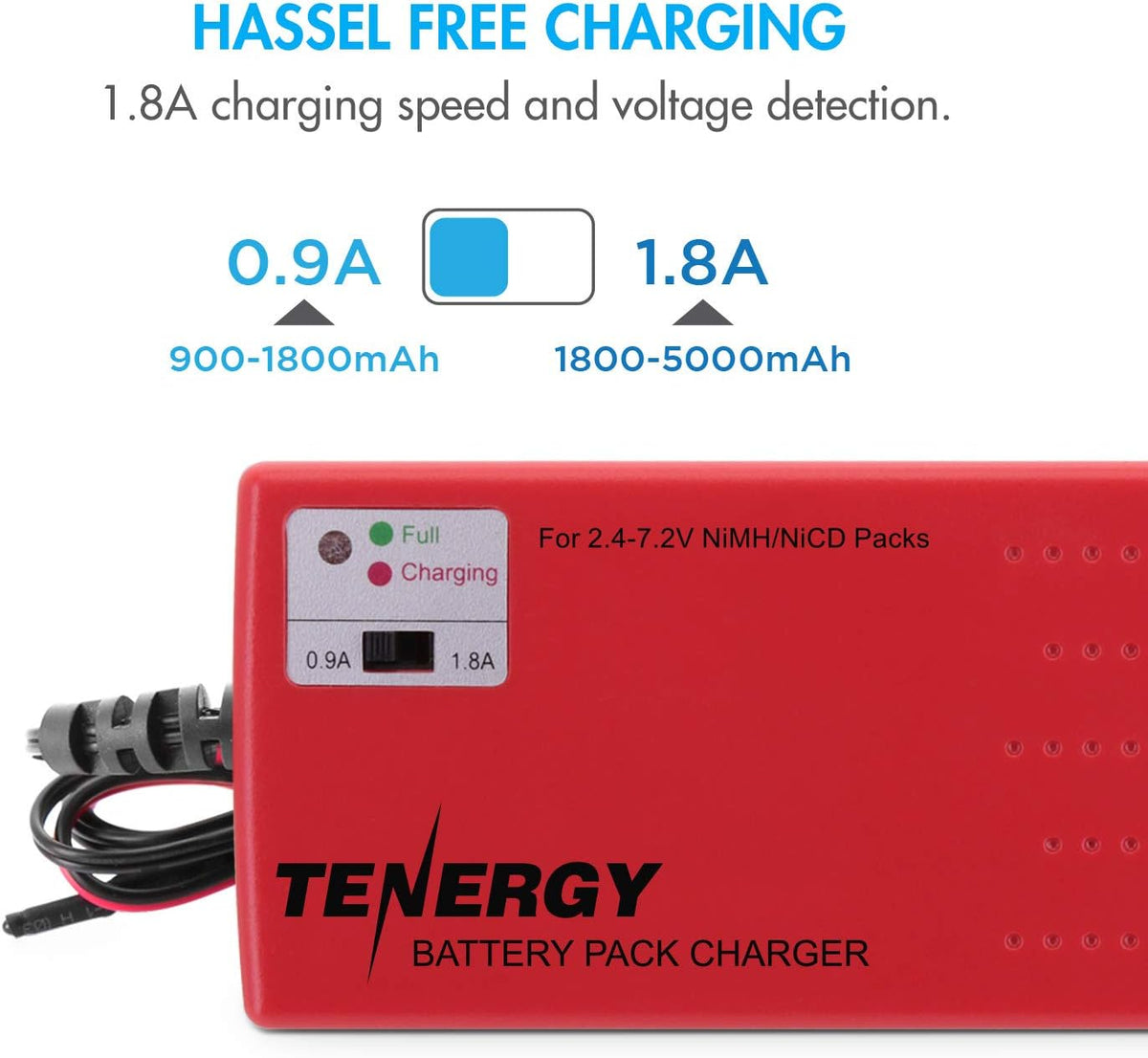 2 Pack 7.2V 3000mAh NiMH Battery Packs with Charger X259