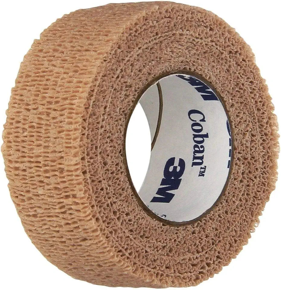 Tan Self-Adherent Wrap 1" 5yds Pack of 30 P197