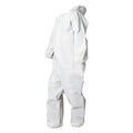 White Medium Polypropylene Disposable Coveralls I18677