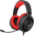 Red Wired Stereo Gaming Headset with Microphone W663585
