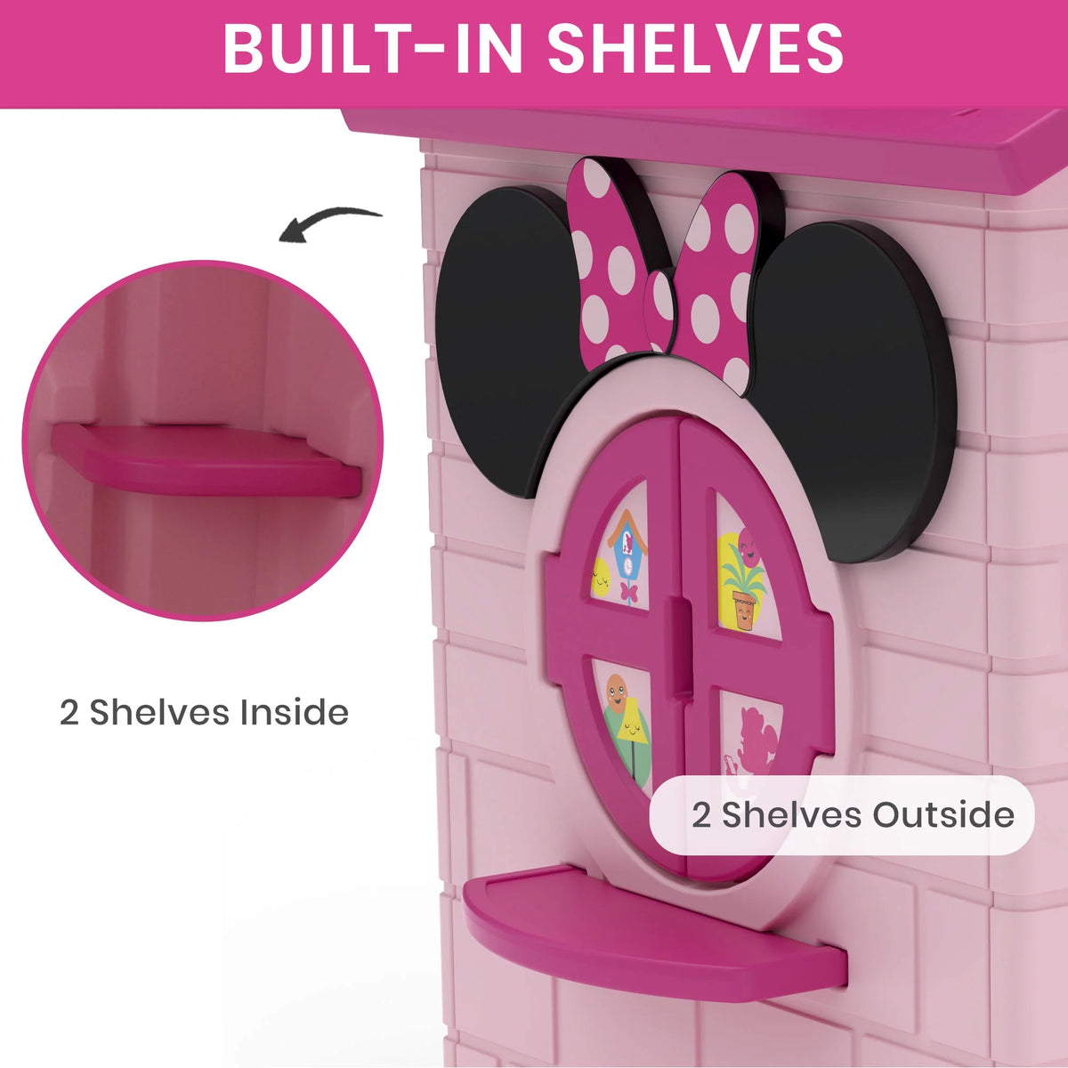 Plastic Indoor Outdoor Playhouse O4361