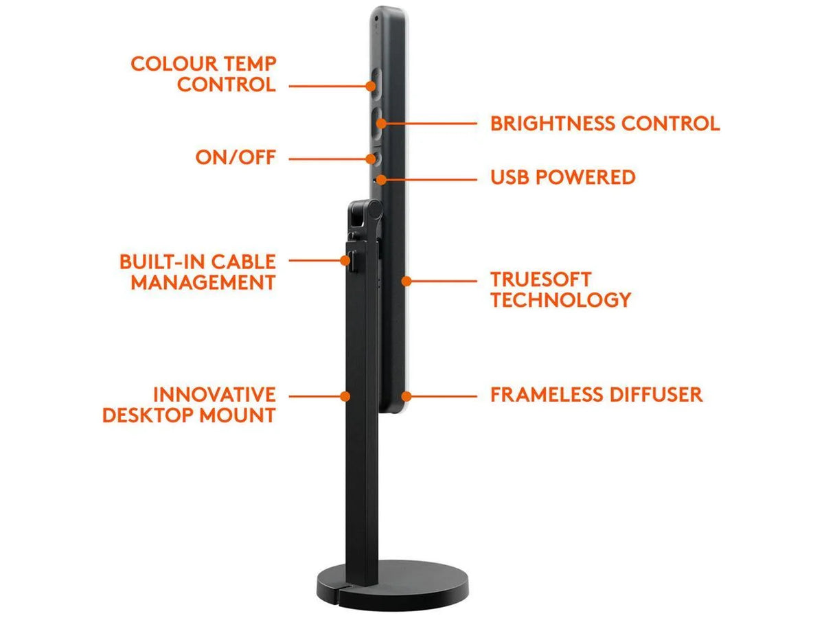 LED Streaming Key Light with Desktop Mount C74748