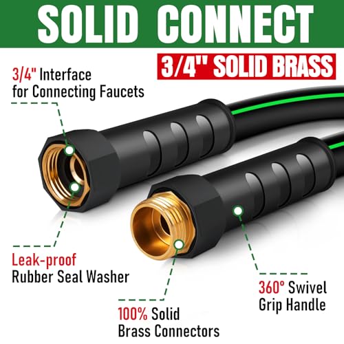 Heavy Duty 25ft Non-Expandable Kink Resistant Water Hose X49030
