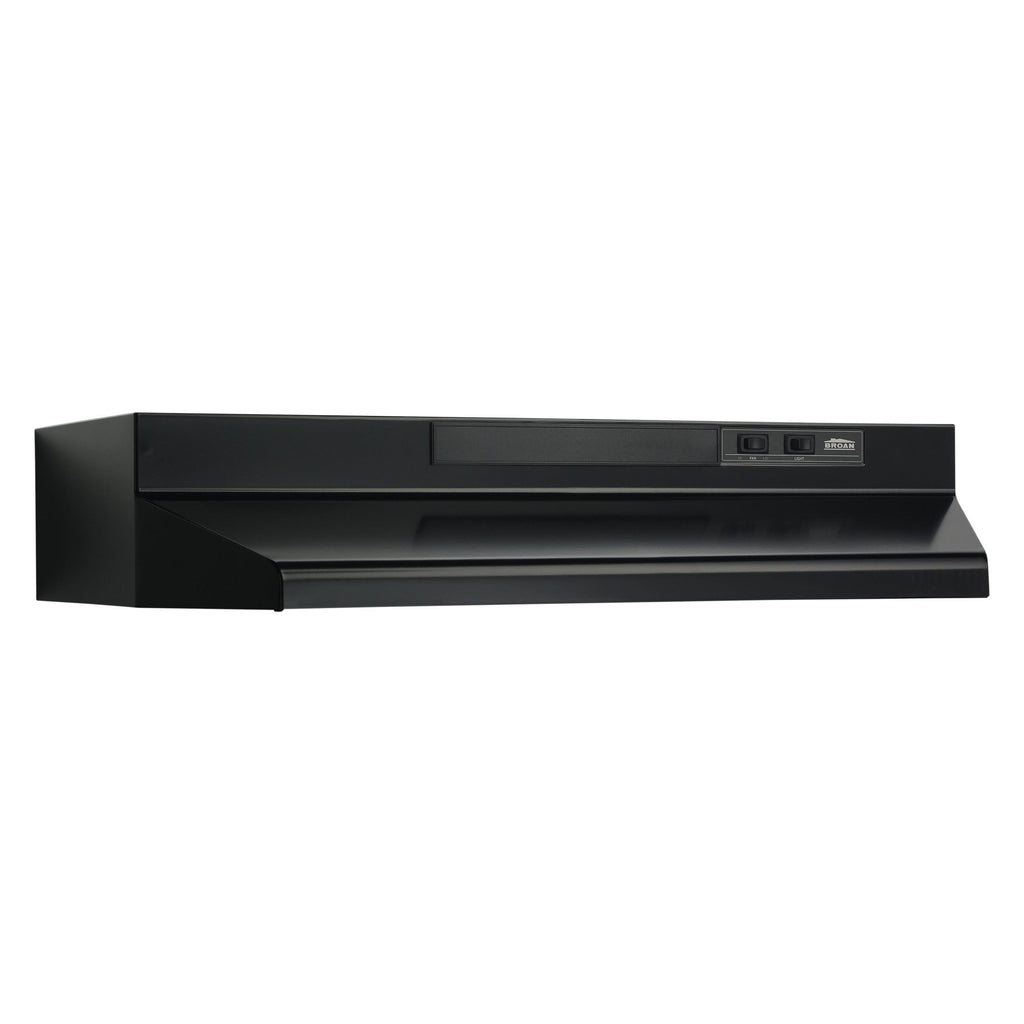Black 42 inch Convertible Under Cabinet Range Hood J3626