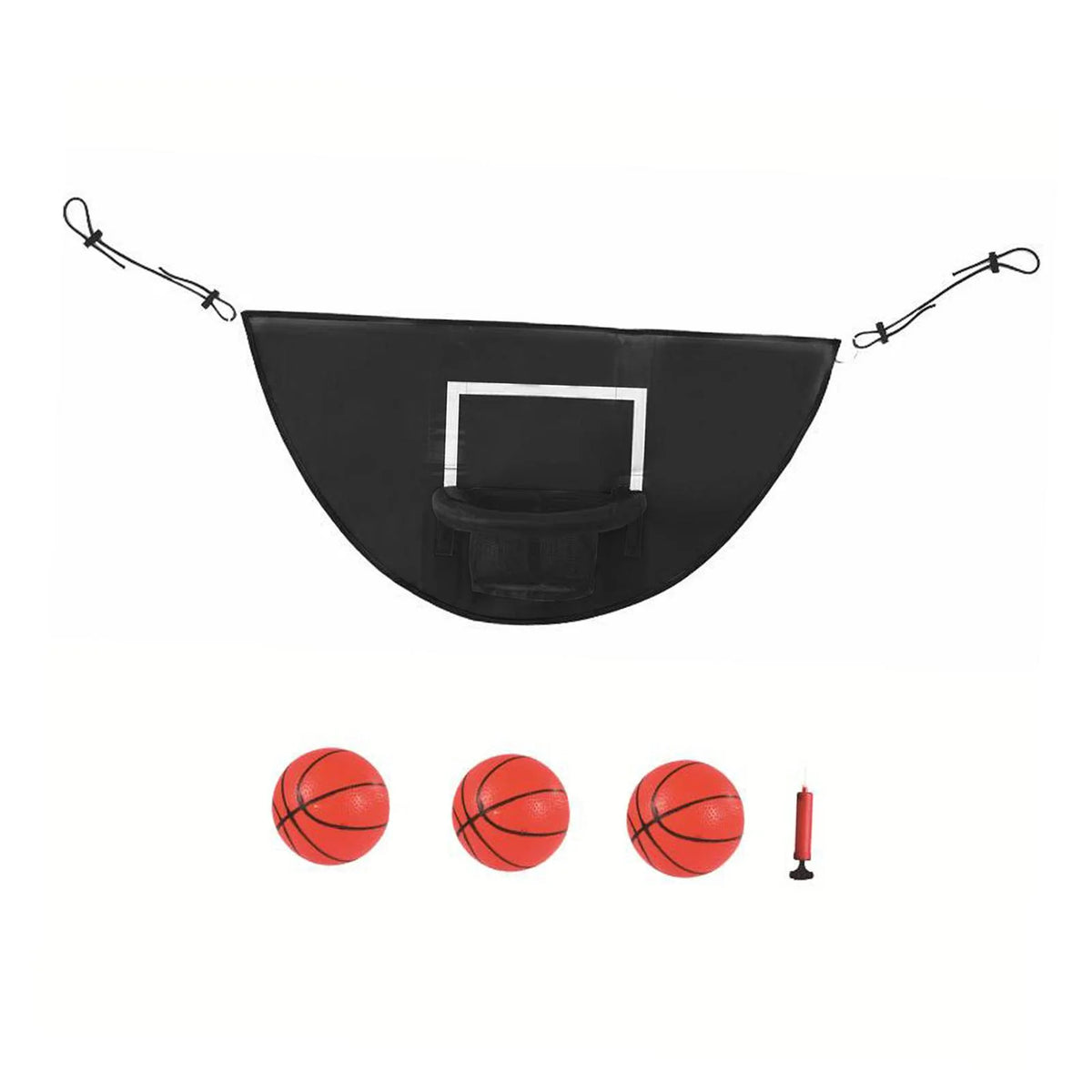 Mini Basketball Hoop for Trampoline with Enclosure Basketball Rack Sports Toys Lightweight Board Trampoline Accessories With Ball N282